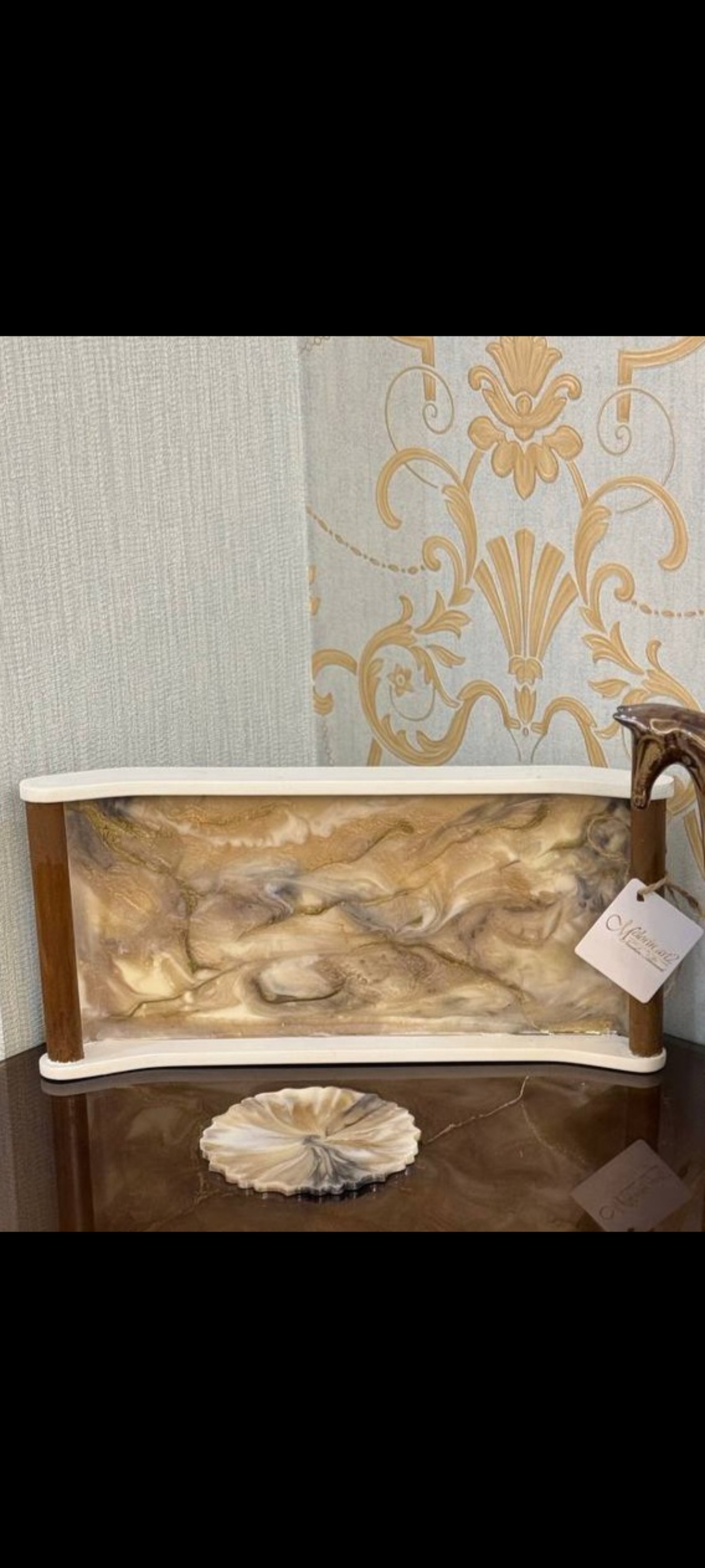 سینی چوب و رزین